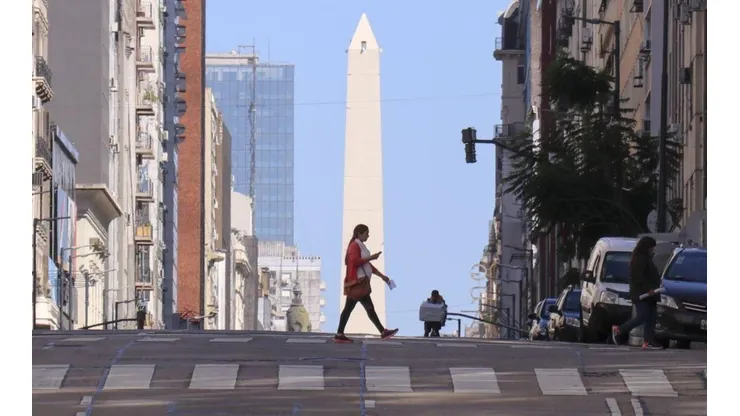 Así están las calles de Buenos Aires.