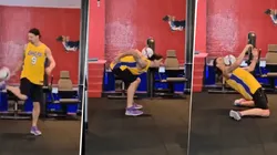 Un animal: Zlatan Ibrahimovic mostró todos los jueguitos que sabe hacer