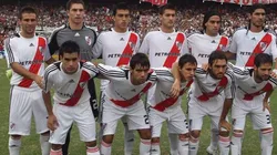El equipo de River campeón del Torneo Clausura 2008.
