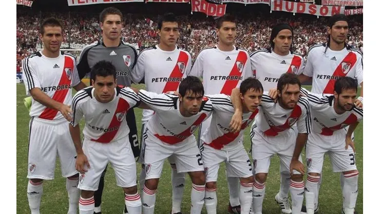El equipo de River campeón del Torneo Clausura 2008.
