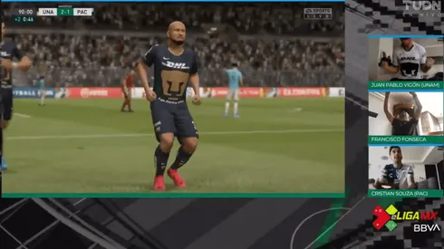 Vigón encontró el gol sobre la hora y Pumas venció a Pachuca
