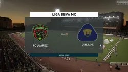 Juárez recibirá a Pumas por la jornada 2 de la eLiga MX.
