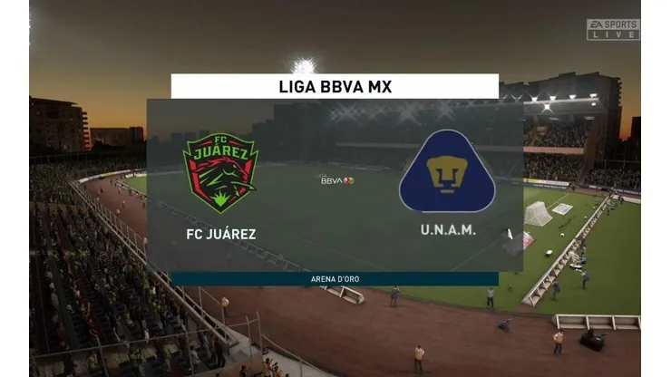 Juárez recibirá a Pumas por la jornada 2 de la eLiga MX.