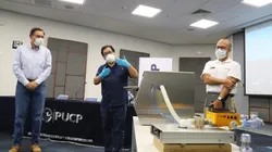 Vizcarra y Zamora estuvieron en la PUCP este domingo.