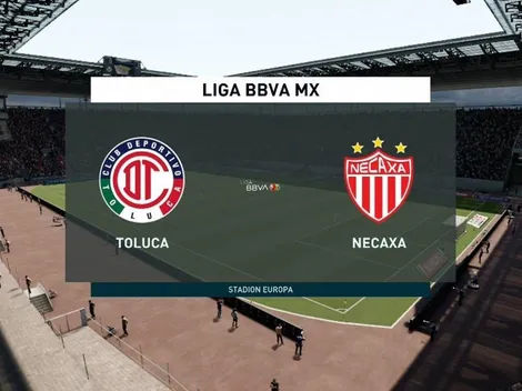 Ver en VIVO Toluca vs. Necaxa por la eLiga MX