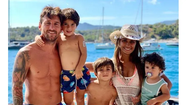 Nos declaramos fans de Ciro: Anto Roccuzzo subió foto con Messi y sus hijos por Pascua