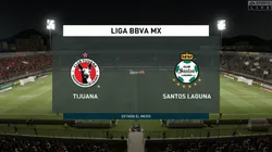 Ver en VIVO Tijuana vs. Santos Laguna por la eLiga MX
