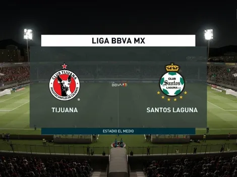Ver en VIVO Tijuana vs. Santos Laguna por la eLiga MX