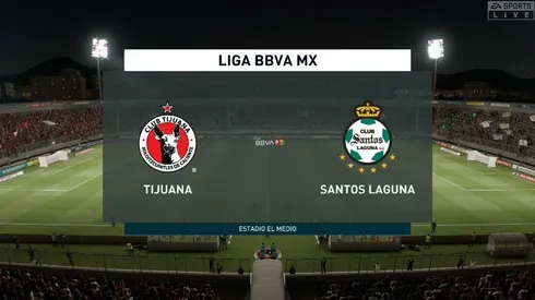 Ver en VIVO Tijuana vs. Santos Laguna por la eLiga MX