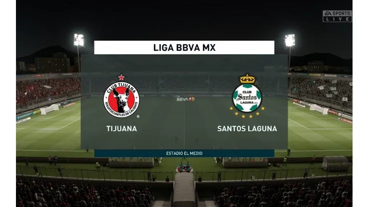 Ver en VIVO Tijuana vs. Santos Laguna por la eLiga MX
