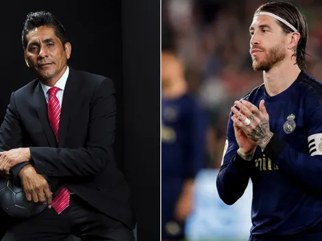 Sergio Ramos y un curioso regalo a Jorge Campos