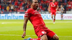 Felipe Pardo vivió el partido como si estuviera en el Nemesio Díez.