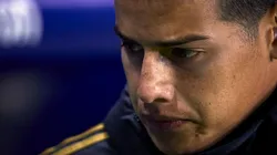 James Rodríguez, jugador del Real Madrid de España.