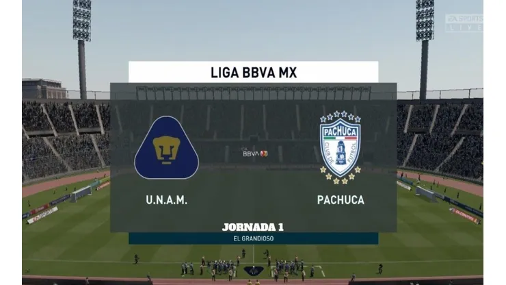 Ver en VIVO Pumas UNAM vs. Pachuca por la eLiga MX