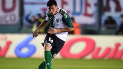 Sergio Vittor durante su estadía en Banfield.