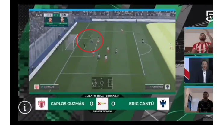 Rogelio Funes Mori convirtió el primer gol de la eLiga MX
