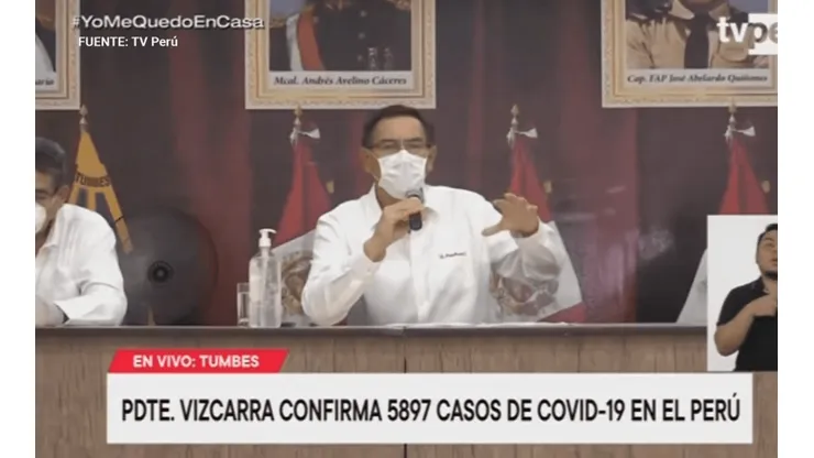 Vizcarra informó desde Tumbes.