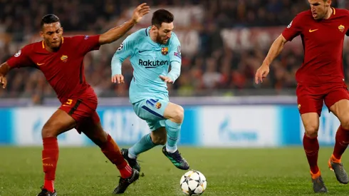 Foto de Lionel Messi en ese encuentro.