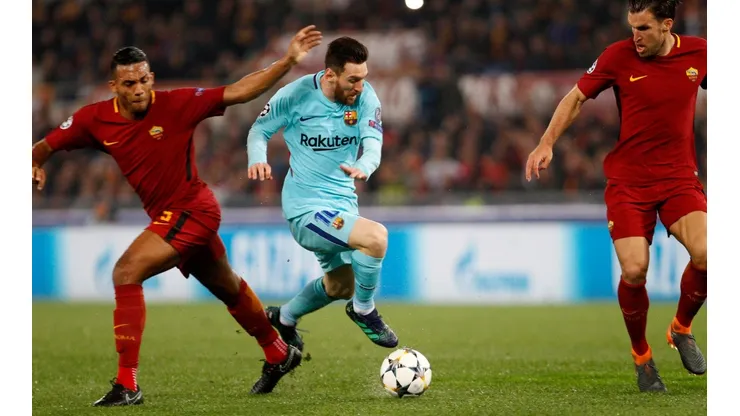 Foto de Lionel Messi en ese encuentro.