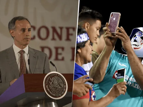 Un aficionado de Cruz Azul le pidió el título a López-Gatell