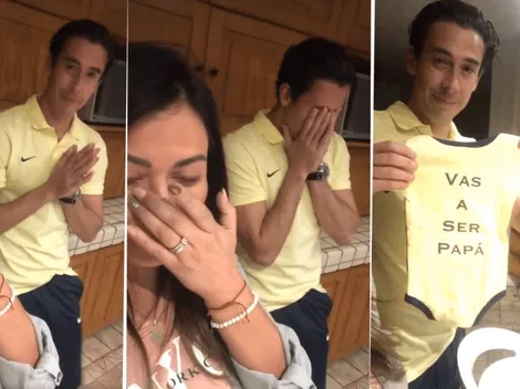 Mariana Echeverría mostró el momento en que le avisó a Óscar Jiménez del embarazo