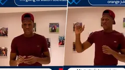 Así le va a Yerry Mina haciendo de profesor del idioma español en las redes sociales.