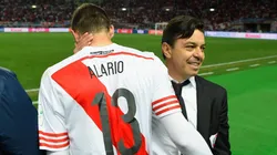 Alario catalogó a Gallardo como "uno de los mejores entrenadores del mundo"