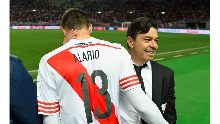 Alario catalogó a Gallardo como "uno de los mejores entrenadores del mundo"