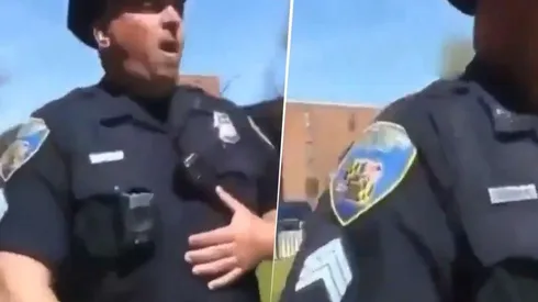 Video: policía estadounidense tose frente a una mujer afroamericana