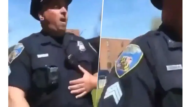 Video: policía estadounidense tose frente a una mujer afroamericana
