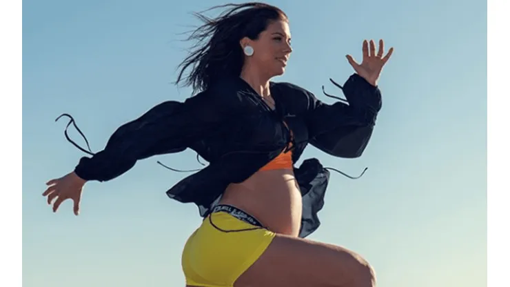A Alex Morgan no la frena ni la cuarentena, ni el embarazo