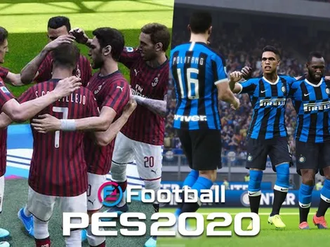 Inter y Milan jugarán el DerbyMilano en el PES 2020 este fin de semana