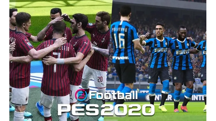 Inter y Milan jugarán el DerbyMilano en el PES 2020 este fin de semana