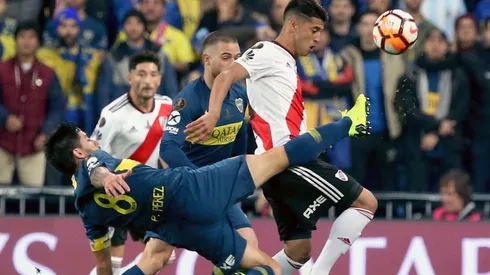 Foto de Pablo Pérez junto a Palacios.