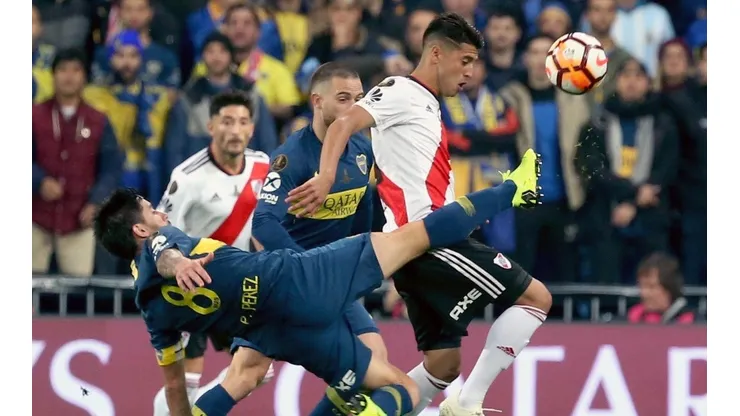 Foto de Pablo Pérez junto a Palacios.