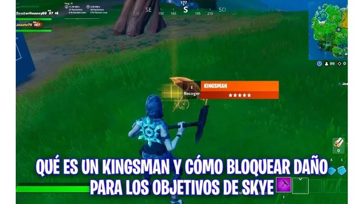 Fortnite: qué es un Kingsman y cómo bloquear daño para los objetivos de Skye