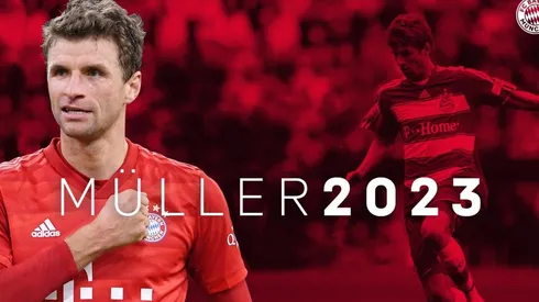 La foto habla por sí sola: en plena cuarentena, Müller renovó con el Bayern
