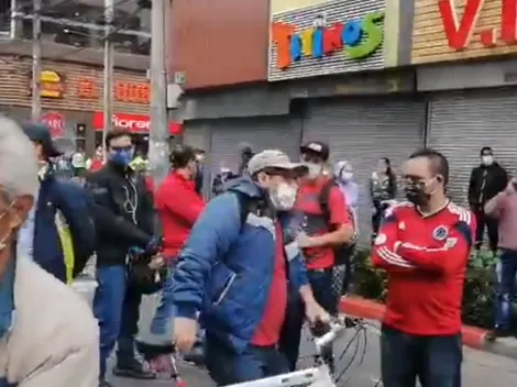 Nueva protesta de trabajadores informales en Bogotá