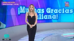 Juliana Oxenford trabajó en Latina y ahora está en ATV.