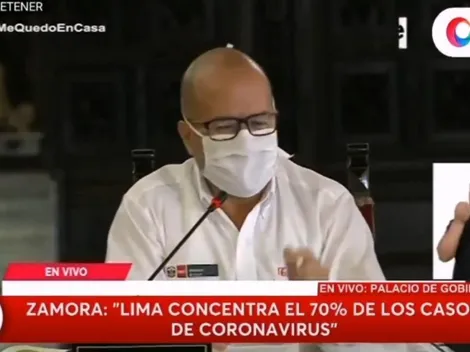 Ministro de Salud se comenzó a reir cuando agradeció a Alianza Lima