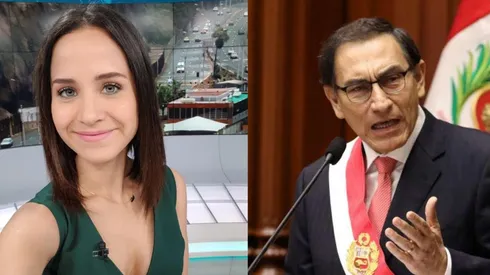 Sigrid Bazán le mandó una chiquita al Presidente de la República.