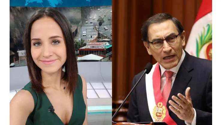 Sigrid Bazán le mandó una chiquita al Presidente de la República.