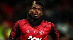 Paul Pogba con los colores de Manchester United.