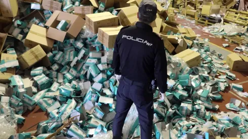 Vergüenza: en España descubrieron 2 millones de barbijos robados