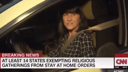 Aseguró no poder contagiarse de coronavirus por estar "cubierta por la sangre de Jesús"