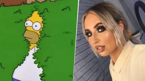 Foto: se tatuó la cara de Homero Simpson y se volvió viral