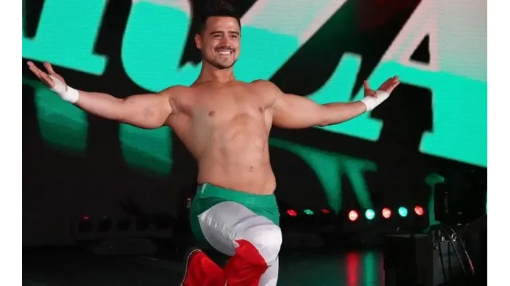 Ángel Garza Jr. fue el único mexicano en la Wrestlemania, el evento más grande de la WWE