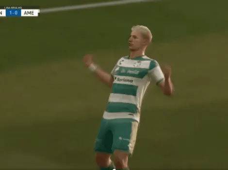 El gol de Gorriarán para vencer al América en la Liga Virtual