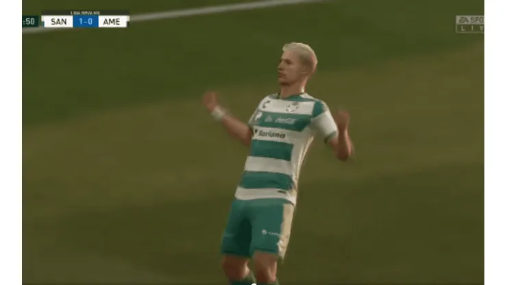 El gol de Gorriarán para vencer al América en la Liga Virtual