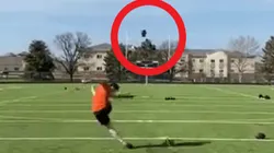 El gol de campo imposible del pateador de los Chiefs en cuarentena